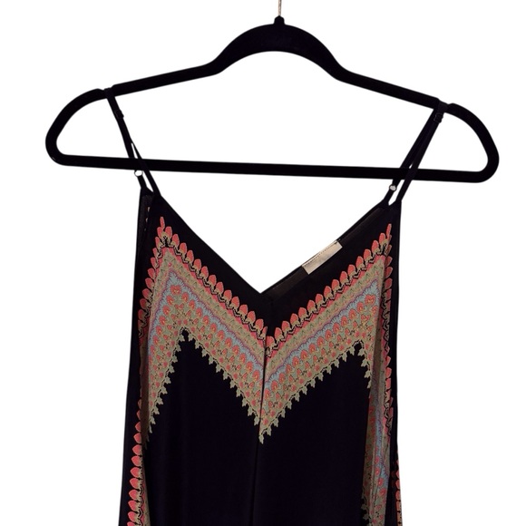 Vanessa Virginia Anthro Size M/L Boho Western Silk Estrella Bandana Dress - Picture 3 of 9